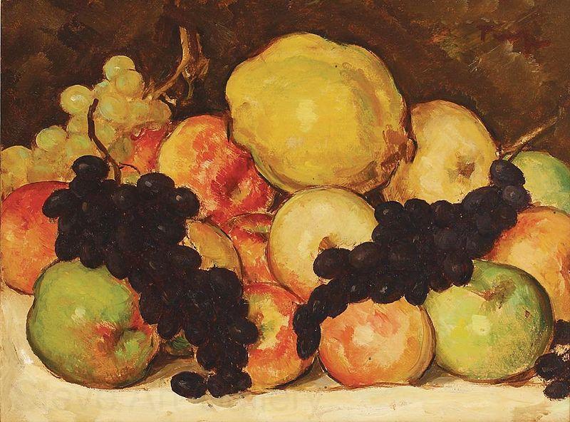Nicolae Tonitza Natura statica cu fructe France oil painting art